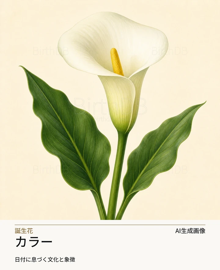 カラー — BirthDBのシンボルイラスト（AI生成画像）