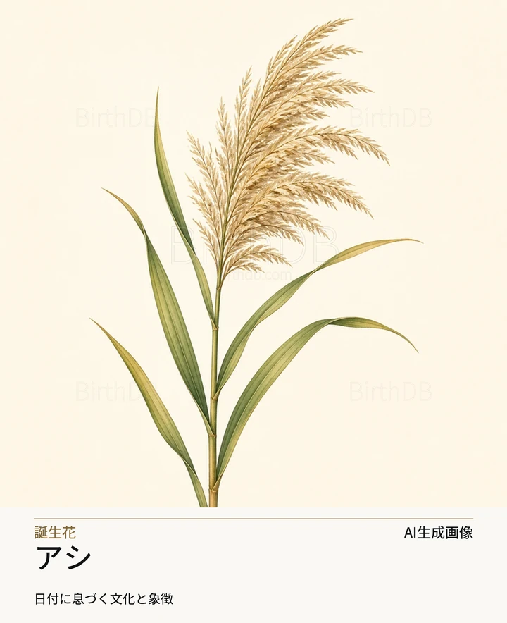 アシ — BirthDBのシンボルイラスト(AI生成画像)